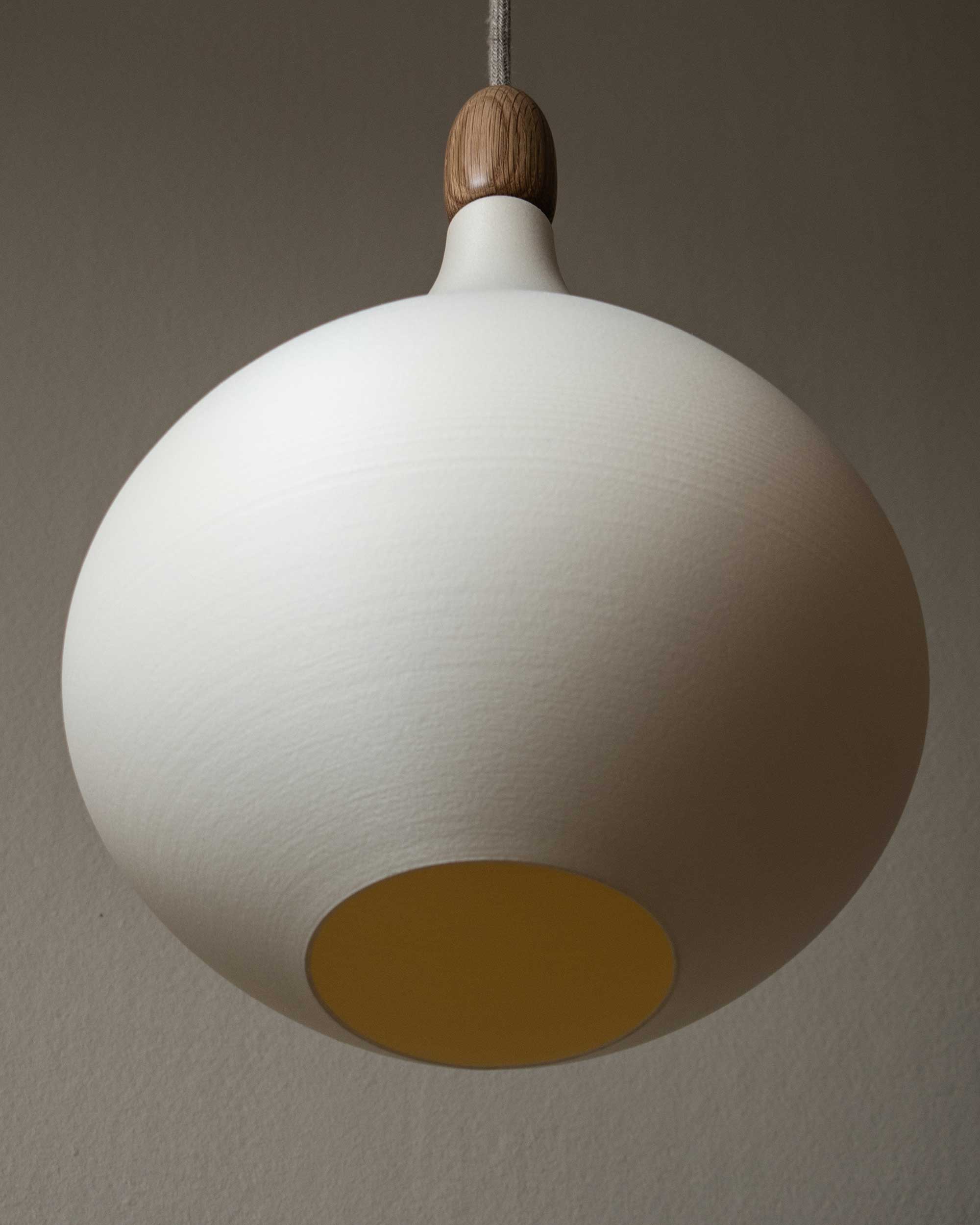 3d printad lampa